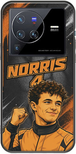 Калъф Pole Position Collection Lando Norris Vivo X80 Pro Черен TPU Силикон