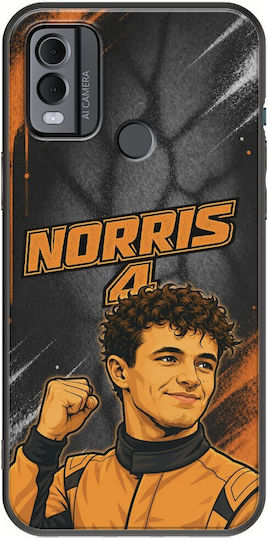 Handyhülle Pole Position Collection Lando Norris Nokia C22 Schwarze Tpu Schwarz Silikon