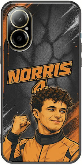 Θήκη Pole Position Collection Lando Norris Realme C67 4g Black Tpu Μαύρη Σιλικόνη