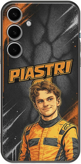 Pole Position Collection Oscar Piastri Samsung Galaxy A55 5g Black TPU Black Silicone Case