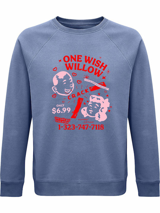 Unisex Bio-Baumwolle Sweatshirt One Wish Willow...