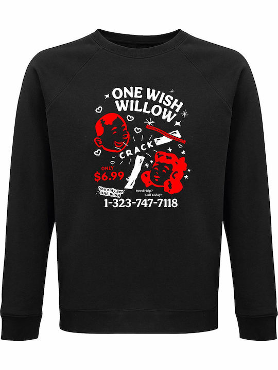 Unisex Sweatshirt Bio-Baumwolle "One Wish Willo...