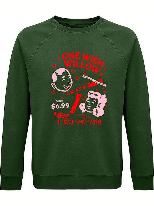 Unisex Sweatshirt Bio-Baumwolle "One Wish Willo...
