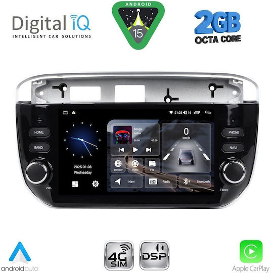 Digital IQ Car Audio System for Fiat Grande Punto Bluetooth USB WiFi GPS with 7" Touch Screen DIGITAL IQ BLF 364_CPA 7" Deck