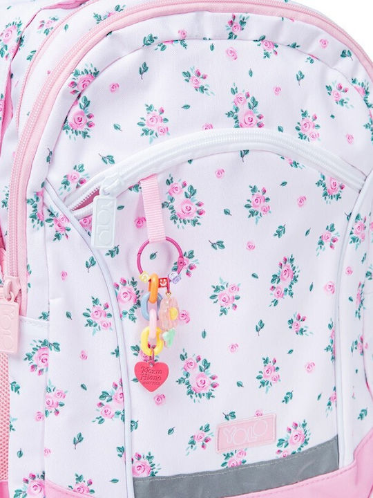 Yolo School Backpack Elementary Pink with Water Bottle Holder 28lt Yolo School Backpack Elementary Pink with Water Bottle Holder 28lt
