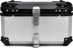 Black One Top case pentru motocicletă din aluminiu 65 l argintiu Black One Top case pentru motocicletă din aluminiu 65 l argintiu