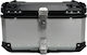 Black One Motorcycle Top Case Aluminum 65lt Silver
