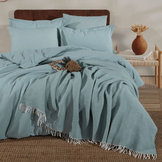 Clasy Home Σετ Διπλή 200x220cm Μπλε