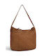 Leder Damen Hobo Tasche Tabac