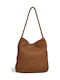 Leather Women's Shopper Bag Tabac Brown