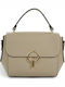 Damentasche Aus Leder Taupe