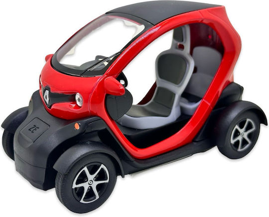 Red Renault Twizy Metal Replica Model Open Doors Pull-back Mechanism Without Original Box