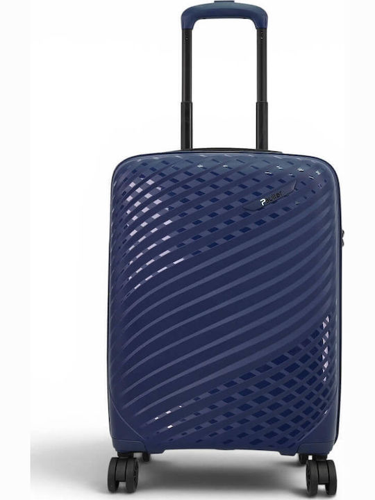 Paulter Cabin Hard Blue Travel Suitcase Height 55cm