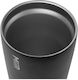 MiiR MiiR Becher mit Griff Thermosflasche 350ml Schwarz mit Stroh und Handgriff