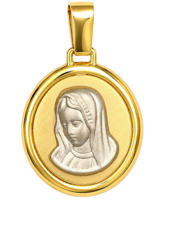 Kinder Amulette Kinder Amulett Beidseitig Konstantin-Münze aus Weißgold 9K P-87281