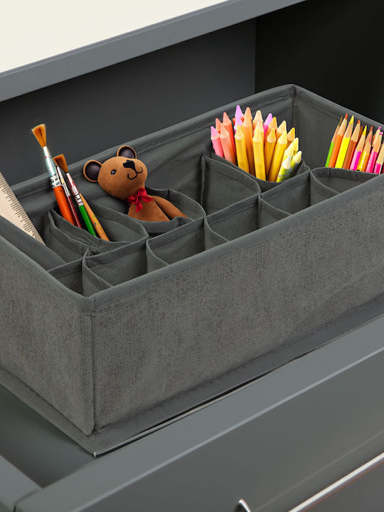 Alista Home Stand De Organizare Cosmetice Cu Niveluri Gri 32x32x11cm