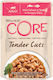 Wellness Tender Cuts Nasses Katzenfutter in Beutel mit Lachs, Thunfisch, Huhn, Kartoffeln und Leber 24x85gr