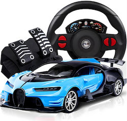 Bugatti Teleghidat Mașină Albastră TOY039 Bugatti Teleghidat Mașină Albastră TOY039