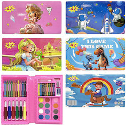 Justnote Colouring Set 24x13cm 42pcs