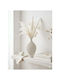 SteweHome Dekorative Vase Kunststoff Weiß Y19cm