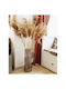 SteweHome Decorative Wicker Vase Brown