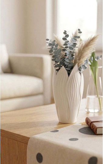 SteweHome SteweHome Dekorative Vase Kunststoff Weiß