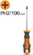 Phillips Screwdriver Ph2 – 100 Mm Chrome-vanadium Steel Ergonomic Non-slip Handle