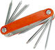 8 In 1 Foldable Screwdriver Set Phillips Flat Heads Compact Stainless Steel
