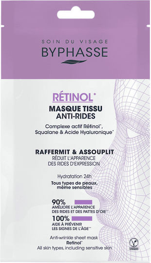 Byphasse Gesichtsmasken Sheet Für Anti-Aging Mit Retinol 18ml