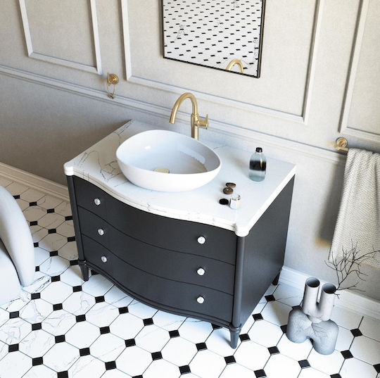 Deante Επικαθήμενος Νιπτήρας Πορσελάνης 47x35x14cm Λευκός