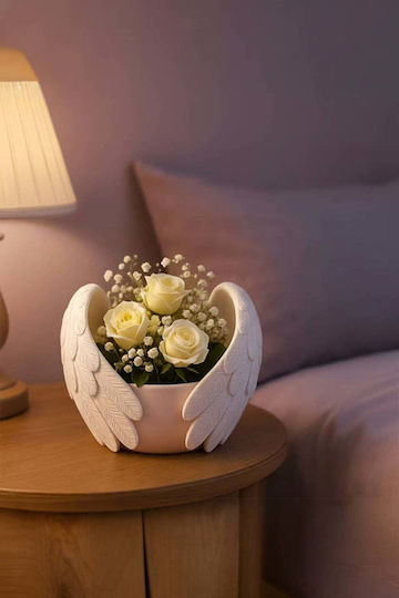 SteweHome Vază Decorativă Albă