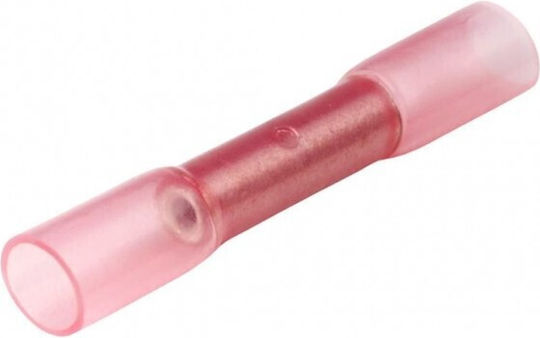 Accessory Heat-Shrink Connector With Glue T-1 Red 0.5-1.5mm² Set 3 Pieces