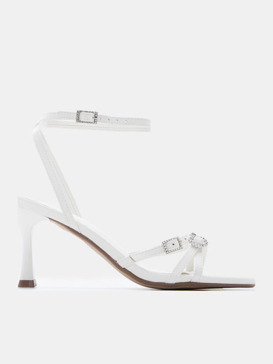 Luigi Sandals with Strass White