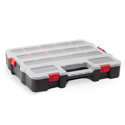 Alista Home Werkzeugkoffer-Organisatoren Transparent 37,3x47x8cm