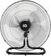 IQ Ανεμιστήρας Δαπέδου 130W Διαμέτρου 50cm Μαύρος