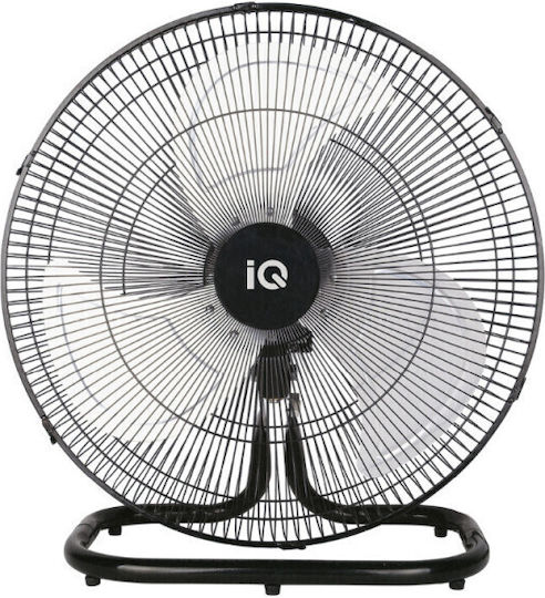 IQ Ανεμιστήρας Δαπέδου 130W Διαμέτρου 50cm Μαύρος