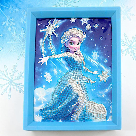 Frozen Diamantmalerei Rahmen 13x18cm Pailletten 17pxd83