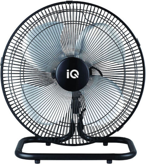 IQ Ανεμιστήρας Δαπέδου 60W Διαμέτρου 40cm Μαύρος