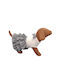 Dog Dress Woofmoda White Blue Checked XXL 48-52-45 Cm