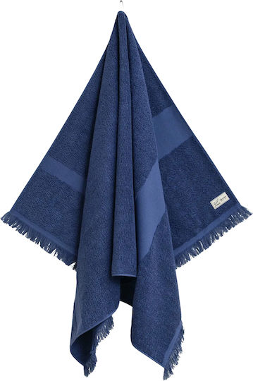 Gant Beach Towel Cotton Blue 180x100cm