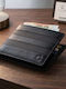 Leather Men's Wallet With RFID Black
