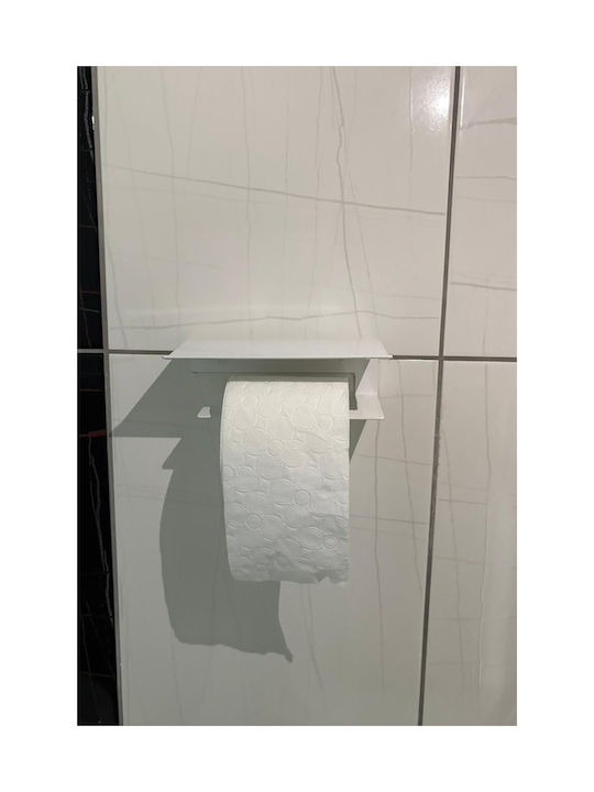 SteweHome Χαρτοθήκη Μεταλλική Λευκή 5210357162831