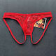 Dragon Men's Underwear Jockstrap Transparent