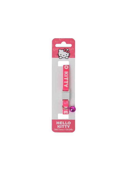 Κολάρο Hello Kitty Ρυθμιζόμενο Ροζ Λευκό 1cm X 20-30cm Κολάρο Hello Kitty Ρυθμιζόμενο Ροζ Λευκό 1cm X 20-30cm