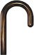 Anatomic Help Beech Walking Stick One Piece 0603 Brown 1 Piece