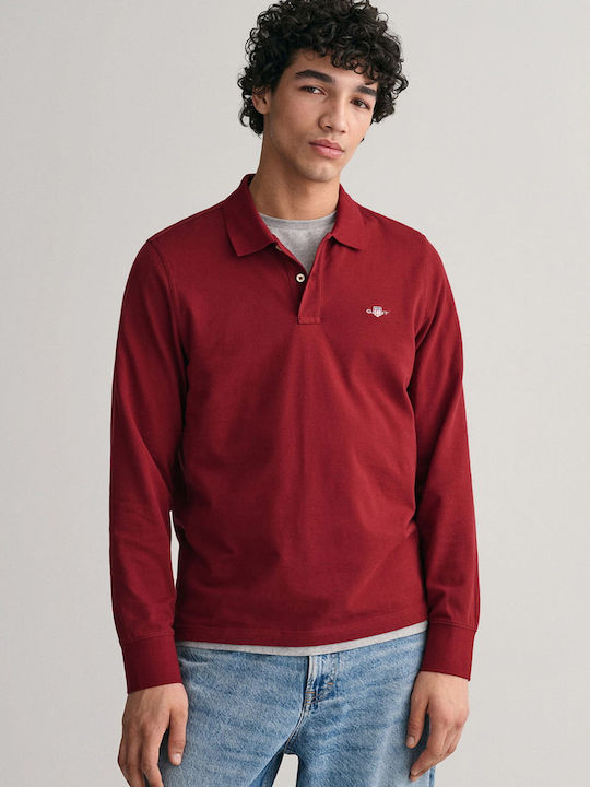 Gant Shield Polo Μπλούζα Plumped Red