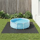 vidaXL Pool Accessories 60x60cm Black