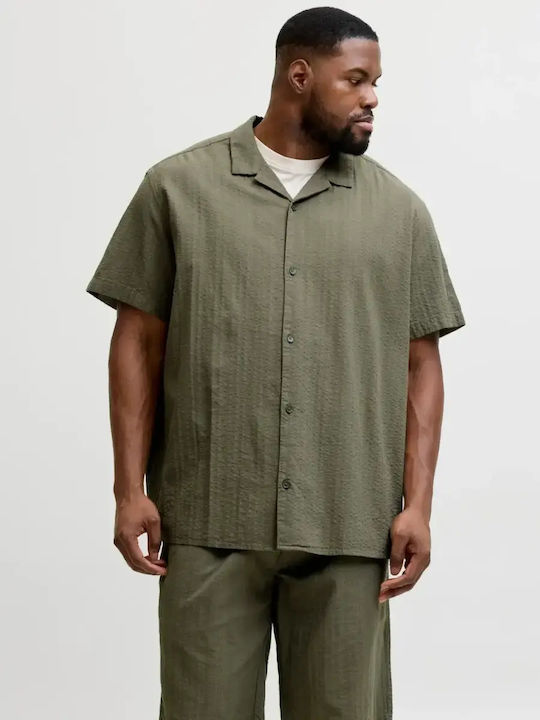 Jack & Jones Κοντομάνικο Πουκάμισο Πράσινο