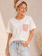 Γυναικείο T-shirt Λευκό