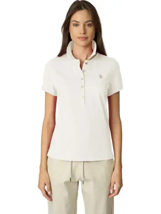 U.S. Polo Assn. Women's Polo Blouse White